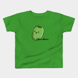 I love olives Kids T-Shirt